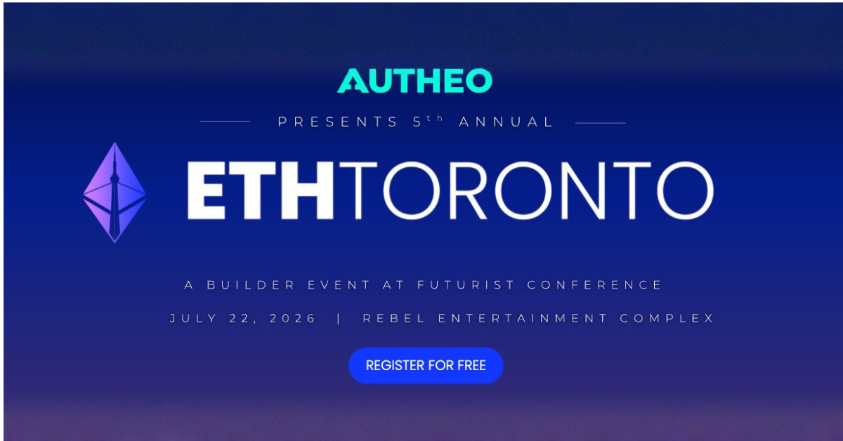 Autheo Presents ETHToronto 2026, Bringing Builders Together to Shape the Future of Web3 & AI
