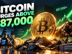 Bitcoin Surges Above $87,000 as Short Squeeze Fuels Broad Crypto Rally