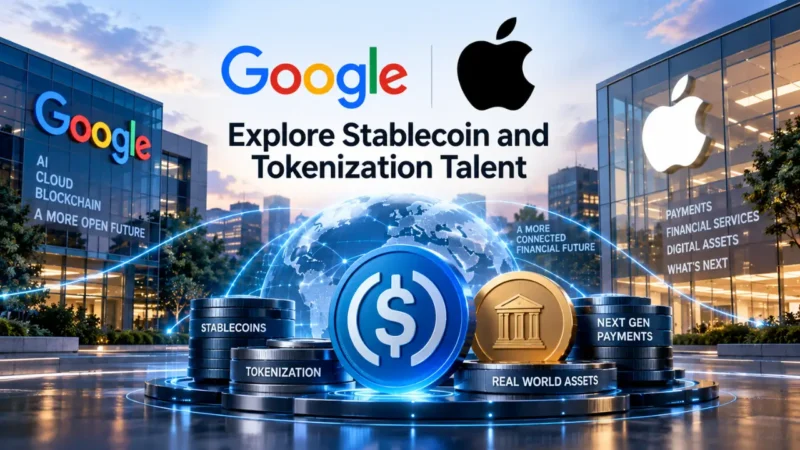 Google and Apple Explore Stablecoin and Tokenization Talent